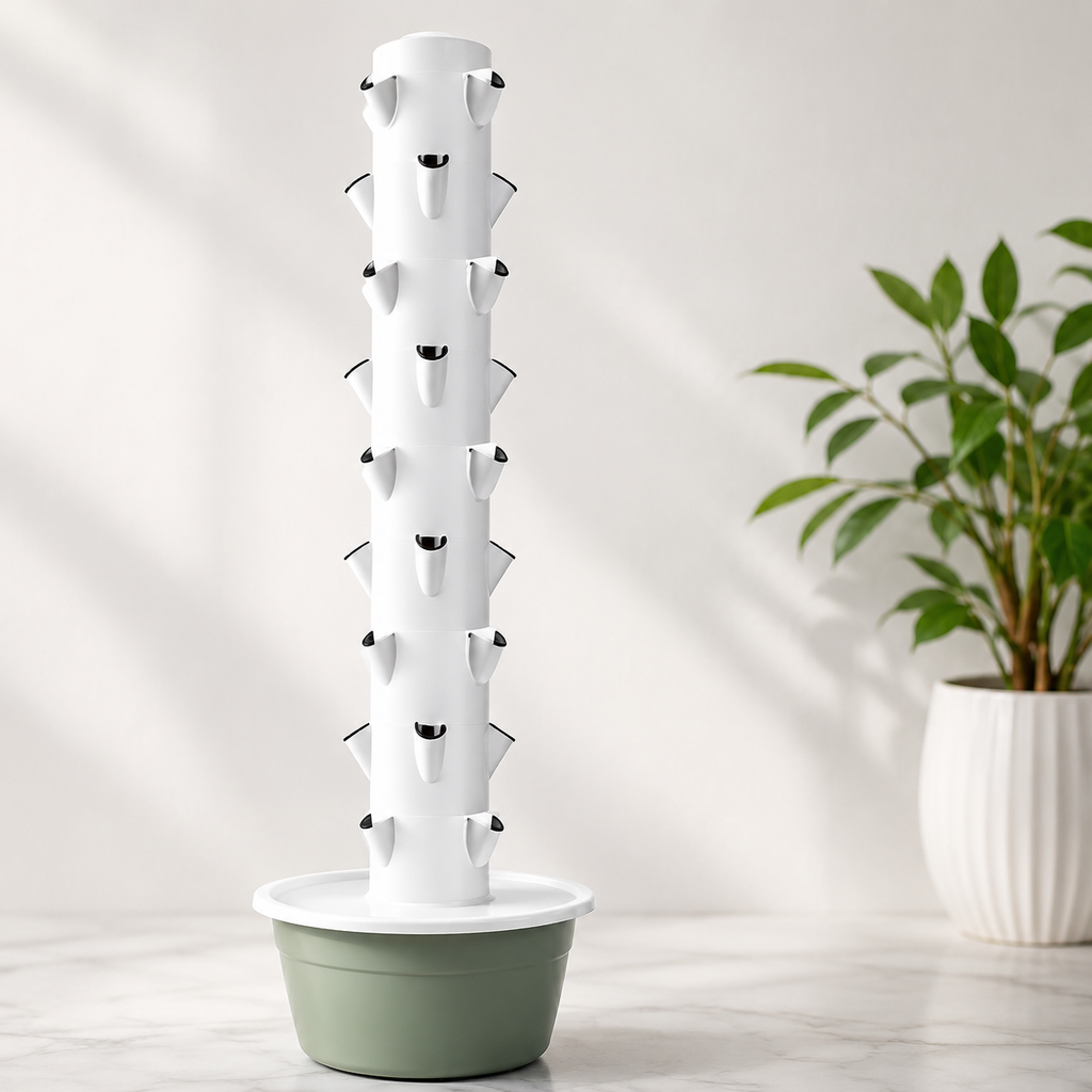 Hydroponic Growing Tower – Vertical Indoor Garden System