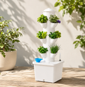 3-Tier Hydroponic Starter Tower – Compact Vertical Garden